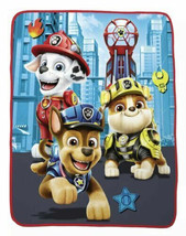 NEW PAW Patrol The Movie 40in x 50in Kids&#39; Silky Soft Throw Blanket - £21.67 GBP