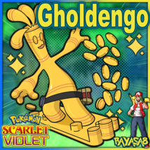 Gholdengo 6IV Trained EVs Best Stats ✨ Pokemon Scarlet and Violet Home ✨ - £1.56 GBP+