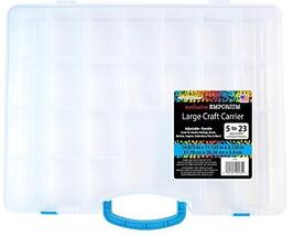 The Beadery Large Craft Carrier Storage Container, clear - $12.09