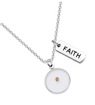 Mustard Seed Necklace Bracelet Earring Faith Gifts Seed - £33.43 GBP