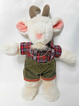 North American Bear Co 1985 White Mountain Goat 18&quot; Switzerland Outfit Plush GUC - £23.56 GBP