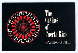 Casinos of Puerto Rico Gaming Guide La Concha Hotel 1970&#39;s San Juan  - £26.38 GBP