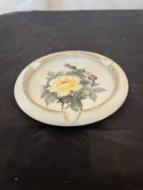 Vintage Ceramic Yellow Floral Ashtray by Lefton China Hand Painted VG Cond - £8.42 GBP