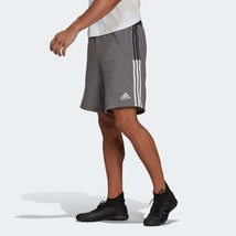 Adidas Men Tiro 21 Sweat Shorts Grey Four Mel-Sld Size Large Slim Fit New  - £38.67 GBP