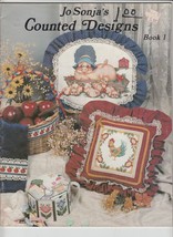 Jo Sonja&#39;s Counted Design s Cross Stitch Pattern Book 1 Country Farm Ani... - $6.89