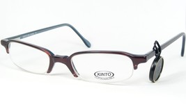 NOS KINTO 3005 249 Transparent Plum / Ägäis Blau Brille 49-17-137mm Belgien - £60.45 GBP