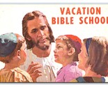 Vacation Bible School Invitation Jesus Children Chrome Postcard S11 - £2.80 GBP