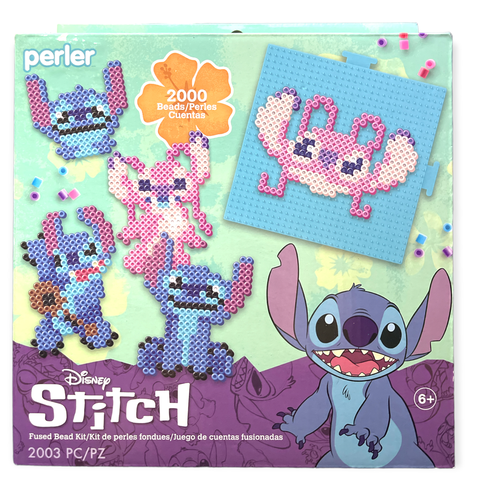 Perler Disney Character Fused Bead Kit 2004 Pieces Toy Story Finding Nemo Stitch - £15.40 GBP - £16.80 GBP
