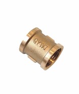 G 1/2&quot; Female Thread Brass Straight Coupling Connector for Water, Air, F... - $122.59 MXN