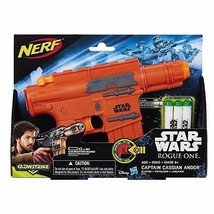 Nerf Star Wars Rogue One Captain Cassian Andor Electronic Sound Blaster Gun - £100.59 GBP