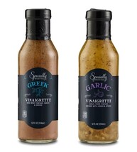 Roasted Garlic Balsamic Vinaigrette &amp; Greek Vinaigrette Dressing, 12 fl ... - €9,81 EUR
