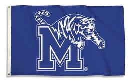 Memphis Tigers House Flag 3X5ft Banner Polyester with 2 Brass Grommets - £12.54 GBP