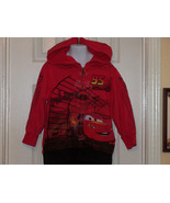Disney Lighting McQueen Red Zip Up Hoodie Size 2/3 Boy&#39;s EUC - $24.69 CAD