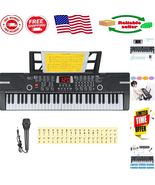 Compact 61 Key Digital Keyboard Piano for Music Lovers - Portable &amp; Fun! - $2,248.88 MXN