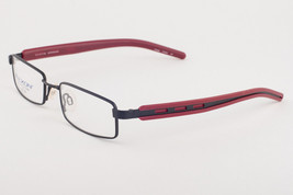 FLEXON 476 003 Satin Black Red Eyeglasses 51mm Marchon - £52.39 GBP