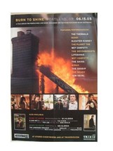 Burn To Shine Poster Portland OR The Thermals Oregon - $24.71 CAD