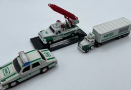 Hess Toy Truck Lot 2003 Police Car 2007 Rescue Truck 2006 18 Wheeler &amp; Race Car - £11.19 GBP