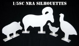 Magnum Target 1/5sc NRA/IHMSA Metallic Silhouette Targets - 4pc Small Bo... - £33.61 GBP