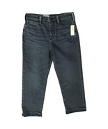 Pilcro Anthropologie Charcoal Gray High Rise Stretch Slim Crop Jeans Siz... - $60.84 CAD