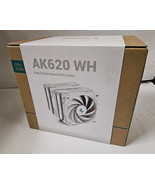 DeepCool AK620 WH White CPU Cooler Intel/AMD 260W TDP 6 Pipes Dual-Tower... - $53.85 CAD
