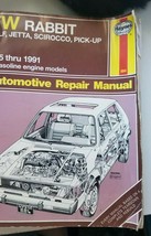 1975 -1991  Haynes Volkswagon Rabbit Golf Scirocco Jetta Pick-up Auto Repair - £23.43 GBP