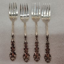 Oneida Community BEETHOVEN Silverplate Betty Crocker Flatware 4 SALAD FORKS - $426.92 MXN