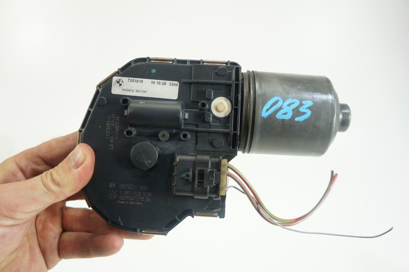 2011-2016 bmw 535i 550i GT F07 front windshield wiper motor oem 7251015 - £39.22 GBP