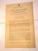 Vintage Les Soucoupes Volantes Flying Disc Advertising Ticket -
show original... - £11.05 GBP