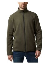 32 Degrees Mens Jacket Green Full-Zip Lined Pockets Stand-Up Collar Heav... - $42.99