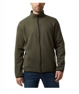 32 Degrees Mens Jacket Green Full-Zip Lined Pockets Stand-Up Collar Heav... - $42.99