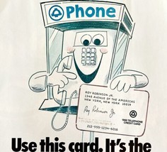 Bell System Telephone Credit Card 1979 Advertisement Vintage Payphone DWKK5 - $39.99