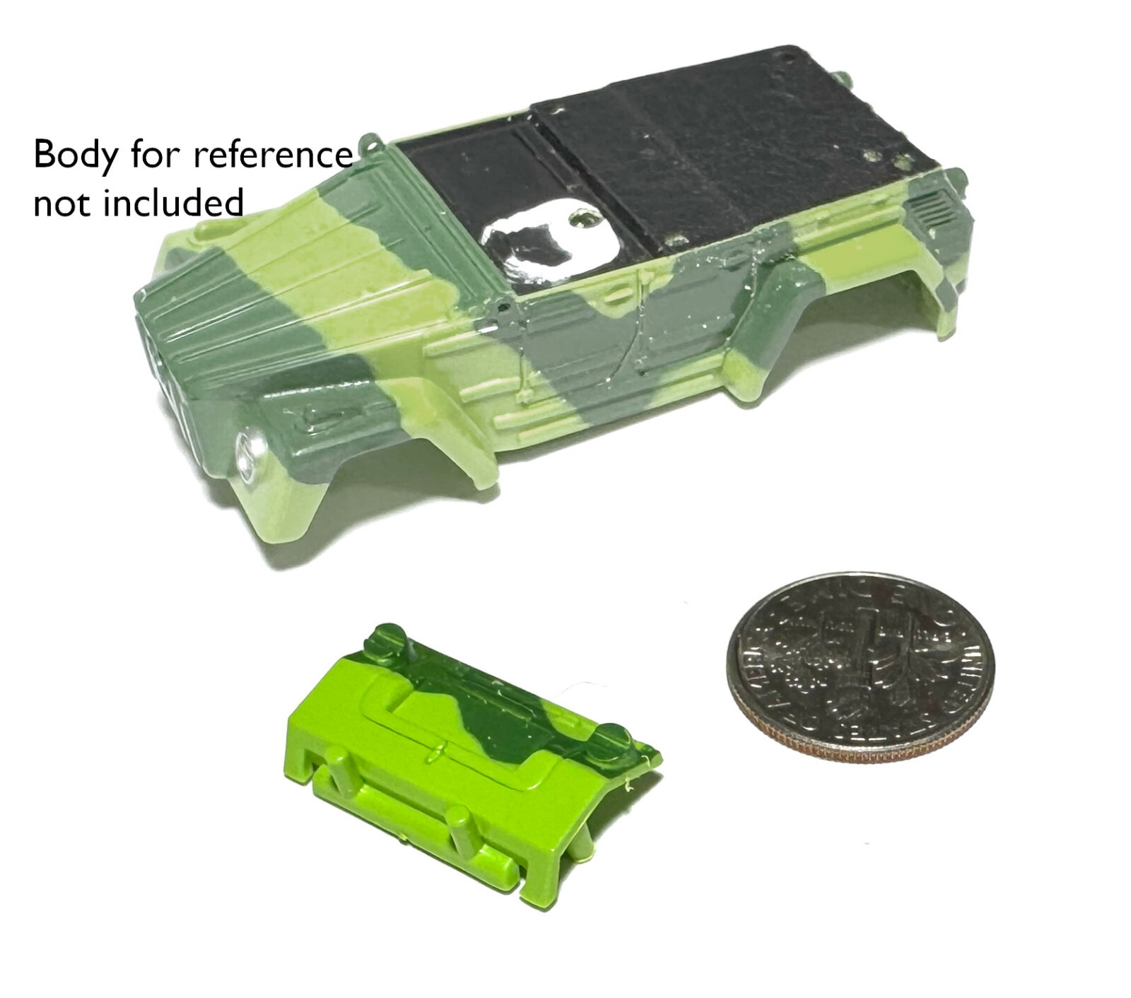 1pc Aurora AFX VW Thing HO Slot Car BODY-PART 1936 4-Gear Roadster TRUNK... - £3.73 GBP