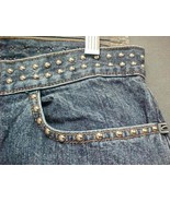 Future Basics Slight Boot Cut Rock Blast Studded Jeans Women&#39;s Size 7 31x33 - £23.58 GBP