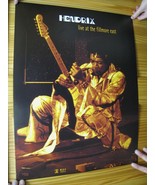 Jimi Hendrix Poster Live At The Fillmore East Numbered Body Shot Playing... - $270.96