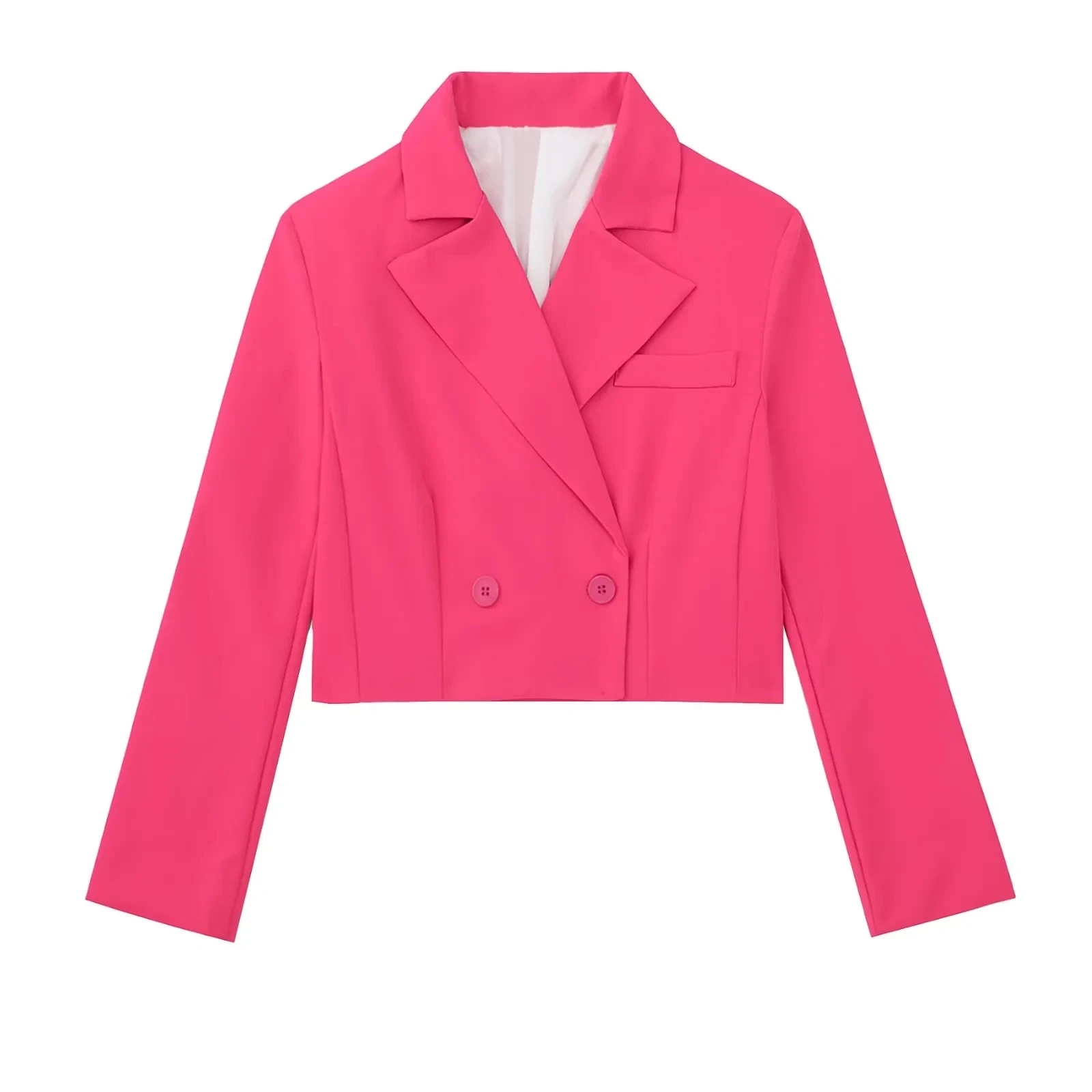 XITIMEAO  Women&#39;s Chic  Loose Short Suit Jacket Temperament Solid Color Female   - £123.52 GBP