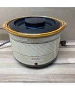 Vintage Rival 1 Qt Crock-ette (#3200/3) Mini Slow Cooker Crock Pot TESTE... - $12.07