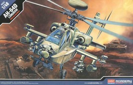 Academy Models AH-64D Longbow Helicopter 1/48 Scale Plastic Model Kit #12268 - £30.96 GBP