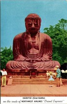 Daibutsu(Great Buddha) Northwest Airlines Japan Unposted Post Card Postcard - £7.39 GBP