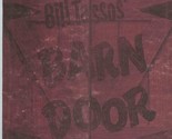 Bill Tassos&#39; Barn Door Menu 1960&#39;s San Antonio Texas FREE 72 Oz Sirloin  - £36.57 GBP