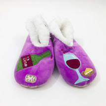 Snoozies Women&#39;s Wine O&#39;Clock  Non Skid Slippers Smalll 5/6 - £10.07 GBP