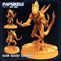 3D Printed Papsikels Alien Deadly Slasher Aliens vs Humans 28mm 32mm - $7.35+