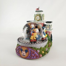 Disney Mickey &amp; Friends Main Street Station Musical Snowglobe Zip-a-Dee-... - $182.15