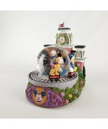 Disney Mickey &amp; Friends Main Street Station Musical Snowglobe Zip-a-Dee-... - £143.28 GBP