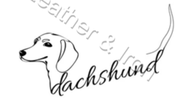 New Dachshund Design Vinyl Checkbook Cover Doxie - $8.75