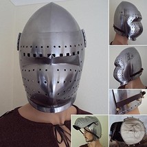 NauticalMart 14th / 15th Century Bascinet Helmet With Visor - £234.62 GBP