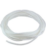 30&#39; Ft 5/16&#39;&#39; Braided White Nylon Flagpole Halyard (Rope) - £7.44 GBP