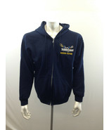 NAAHII RIDGE Men&#39;s Large Blue Full Zipper Team Thunderbirds School Cotto... - $148.98 MXN