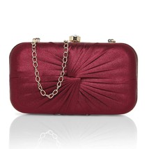 Women&#39;s Oval Frame Clutch Detachable Chain Sling Strap ,Party Clutches Bag - £19.73 GBP