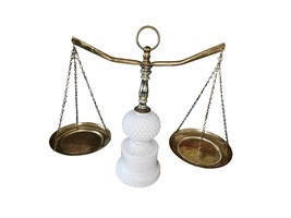 vintage Fenton Hobnail Scale of Justice - $29.40