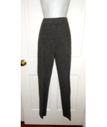 AKRIS PUNTO GRAY SLIM LEG PANT ELASTIC WAIST SIZE 6 - $68.56 CAD